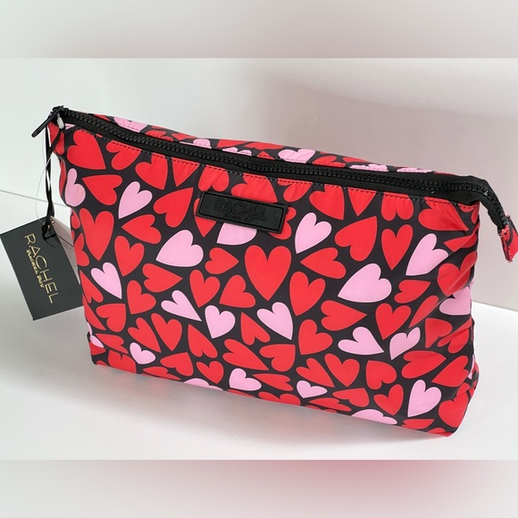 Rachel Roy Heart Nylon Large Pouch Bag NWT - Picture 15 of 15